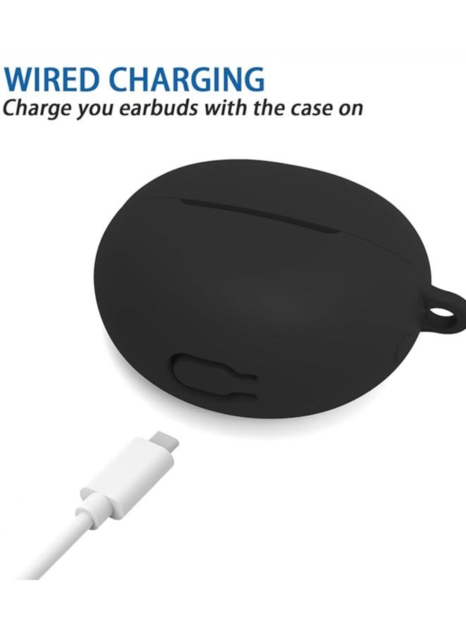 Silicone Case for HUAWEI FreeClip Case Cover with Lanyard/Keychain/Cleaner Kit (Blue, Enhanced) - Image 3