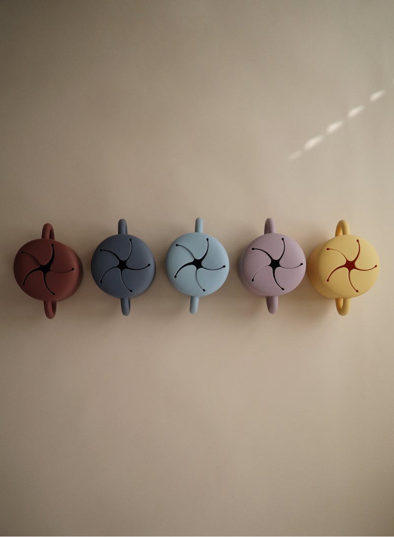 موشي كوب سيليكون للوجبات الخفيفة من موشي، غائم موف - Image 3