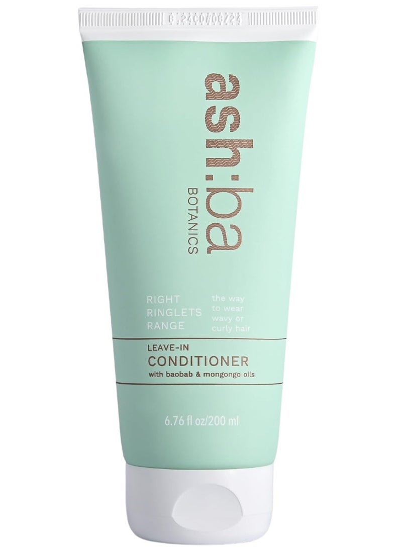 Ashba Botanics Leave-in Conditioner for Frizzy, Wavy & Curly Hair | Hair Cream For Men & Women | Moisturizes, Protects, Nourishes & Adds Shine to Dry & Damaged Hair | Silicone Free (200ml)  - Image 1