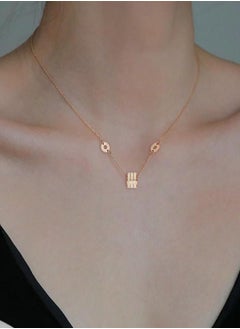 Alissa قلادة أنيقة مكونة من قطعة واحدة مع قلادة  - Image 4