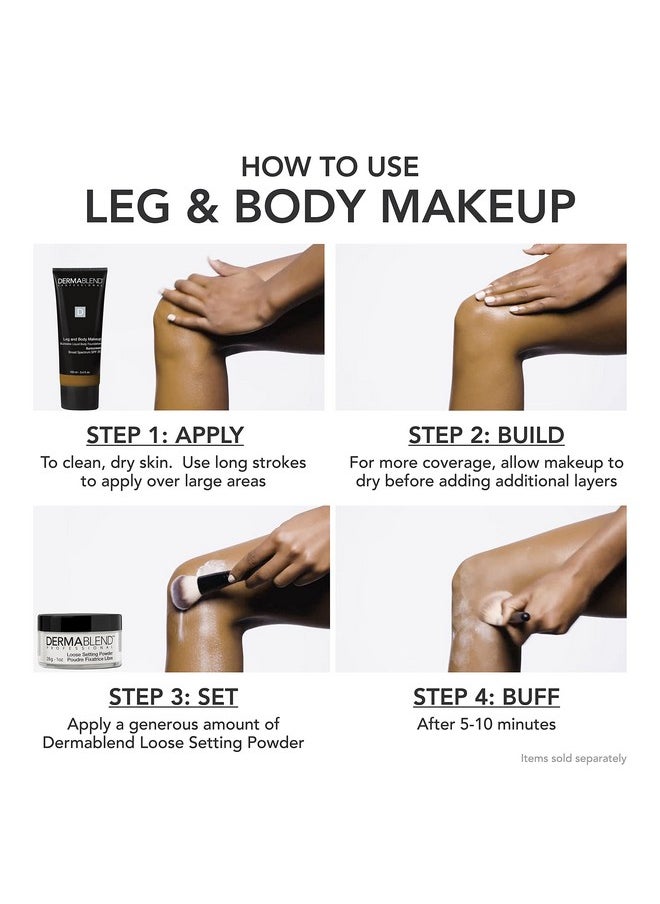 Dermablend - Leg And Body Makeup Foundation With Spf 25, 10N Fair Ivory, 3.4 Fl. Oz. - Image 1