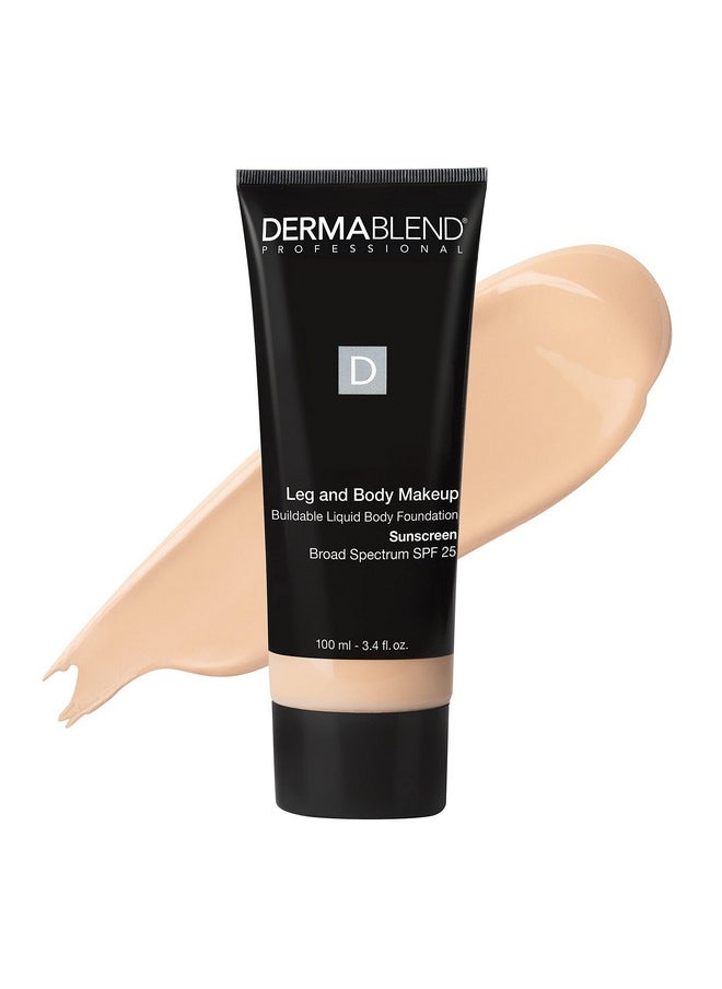 Dermablend - Leg And Body Makeup Foundation With Spf 25, 10N Fair Ivory, 3.4 Fl. Oz. - Image 1