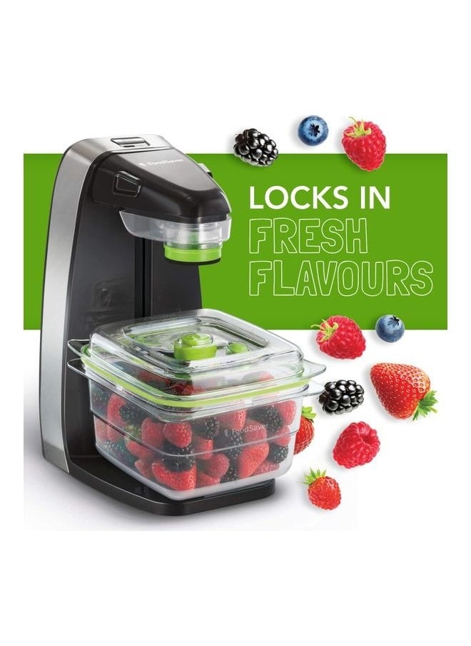 FoodSaver Fresh Food Vacuum Sealer System with Food Storage Container and 5 Storage Bags, FFS010 Black/Grey/Green  - Image 3