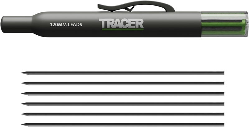 Tracer 6x Replacement Lead Dispenser (including 4x 2B Dark Graphite Replacement Leads and 2x Yellow Alternative Leads) - Image 1