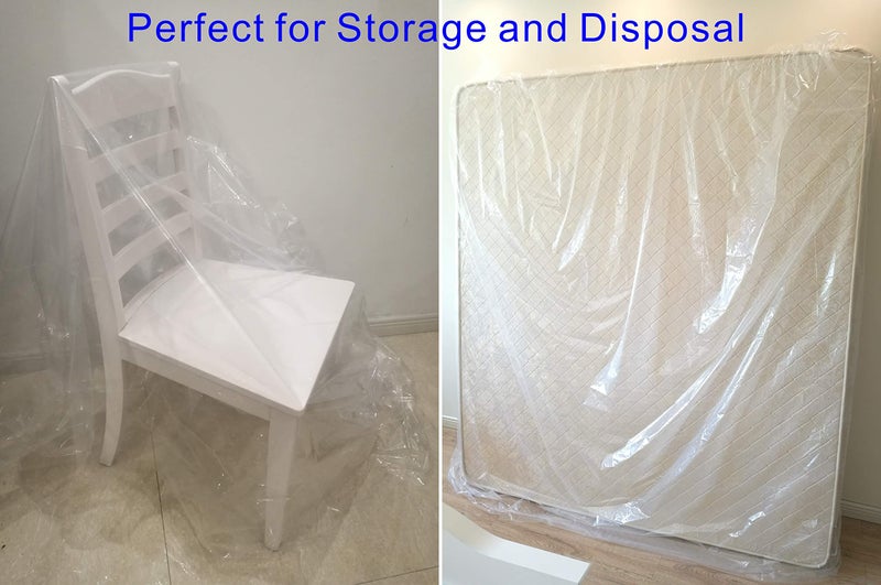 ComfortHome Mattress Bag for Moving and Storage, 4 Mil Extra Thick, Queen and King Size, 2 Pack - Image 5