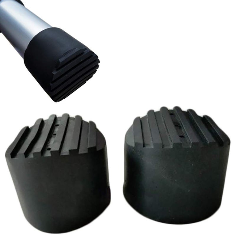 Telescoping Ladder Non Slip Feet Rubber Replacement Step Ladder Feet Foot MatShoe KitFoot PadsCoverfor Extension LaddersLadder PartsAccessories Replacement Kit2Pcs 76mm