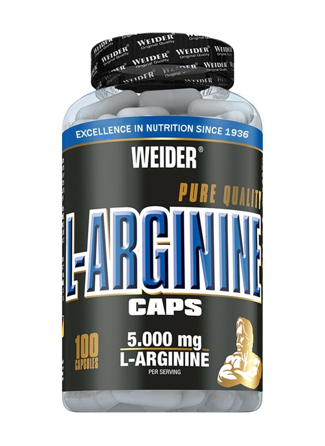 Weider - L-arginine Caps (5.000mg L-arginine per servings) 100 Capsule - Image 1