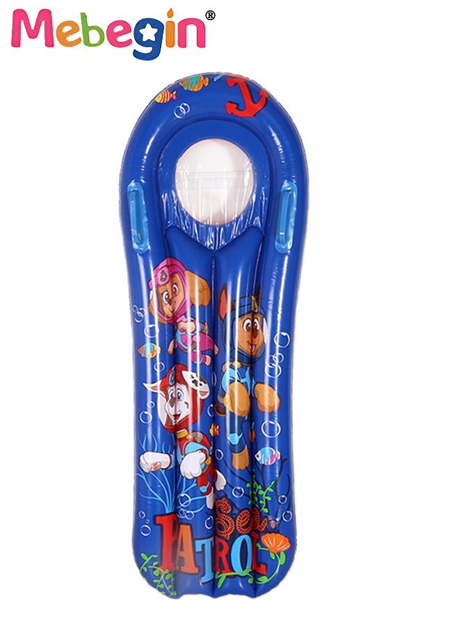 MEBEGIN 60*114cm Inflatable Pool Float, Swimming Pool Floating with Cartoon Pattern, Water Floating Raft, Creative Pool Lounger, Fun Pool Accessories, Made of High Quality PVC, Suitable for Any Summer Themed Party, Beach, Sea, Pool and Water Park - Image 2