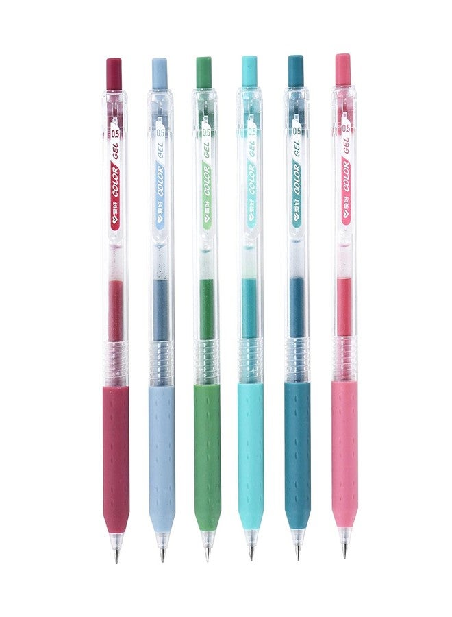 AIHAO Drawing Gel Ink Pens, Fine Point Gel Pens, 0.5mm, Morandi Colors, Journaling, Adult Coloring, Note Taking for School Office & Home - Image 1