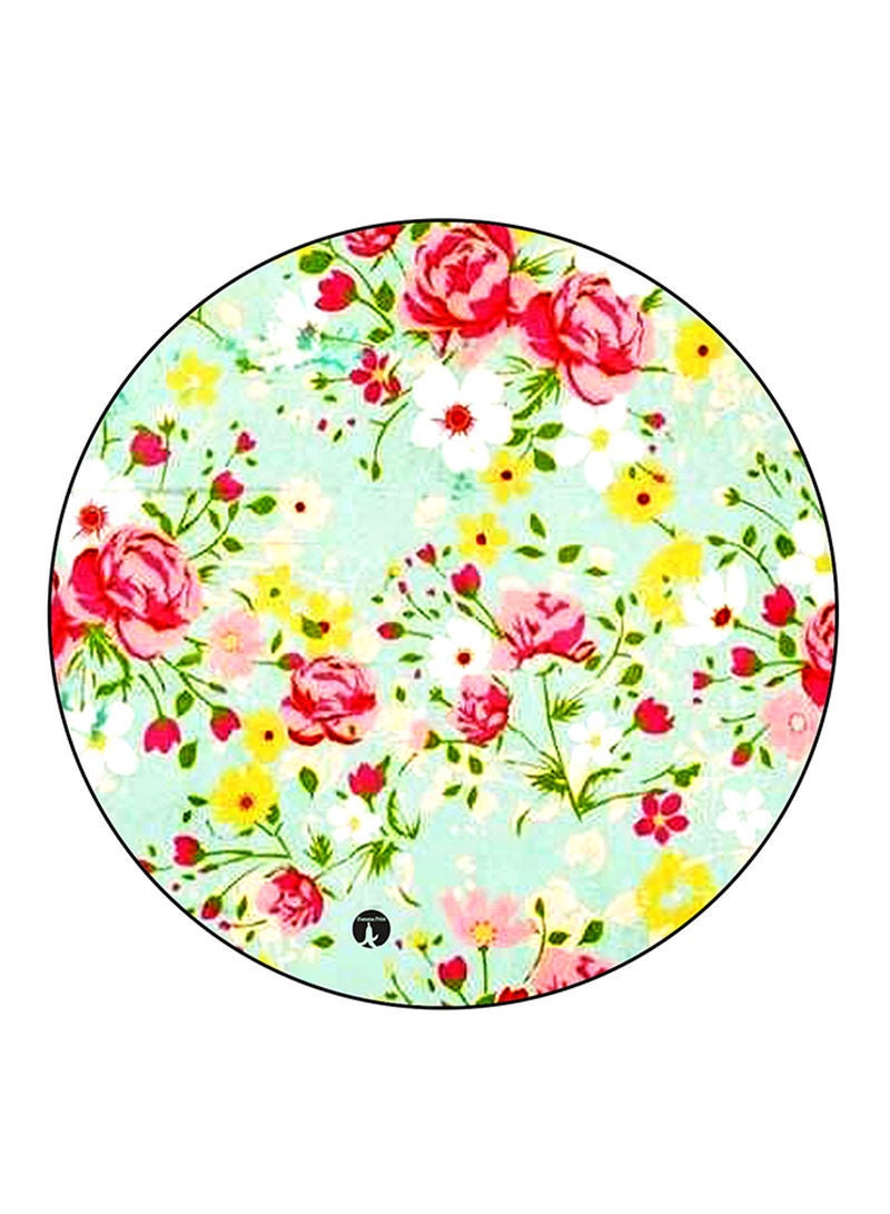 RKN Flowers Printed Mouse Pad  Multicolour