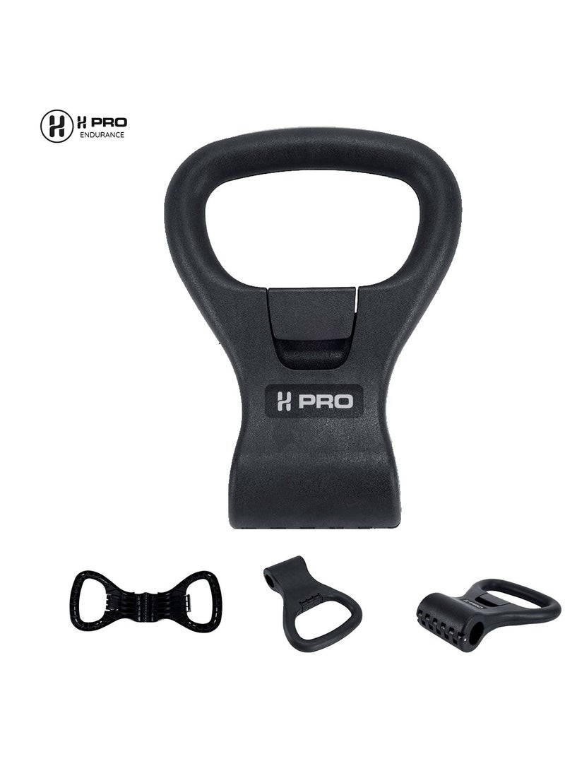 H PRO Adjustable Kettlebell Handle| Dumbbell to Kettlebell Conversion Grip| Portable Dumbbell Holder - Image 4