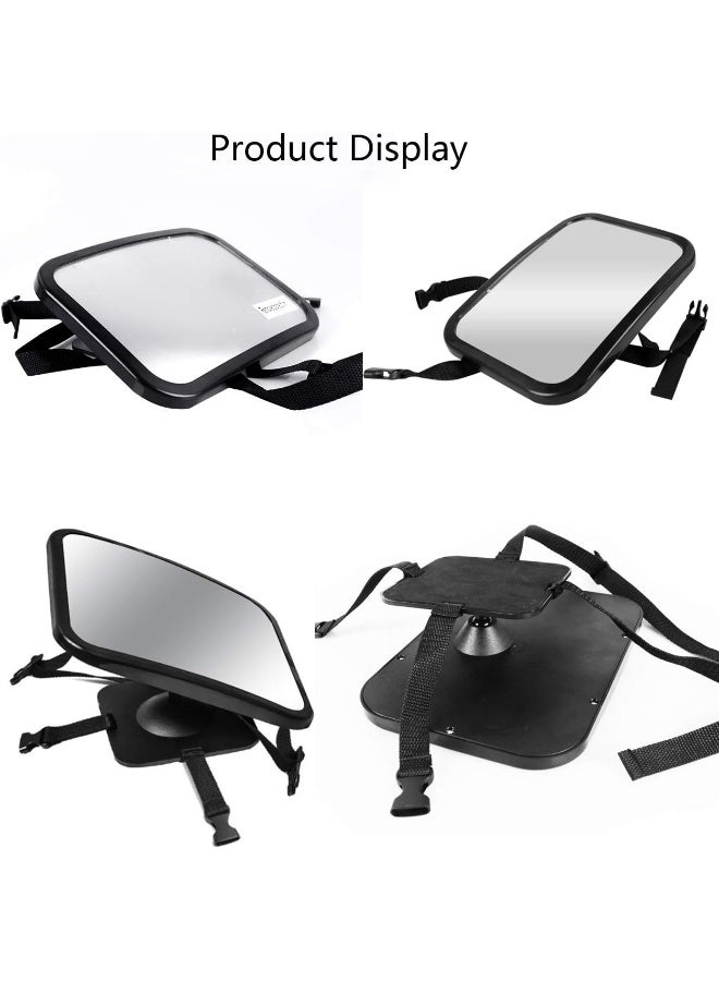 CYDZSW Infant Car Seats Rear View Mirror,Baby Car Mirror for Rear Facing Seat,Newborn Essentials Registry Must Haves Baby Items Accessories - Image 5