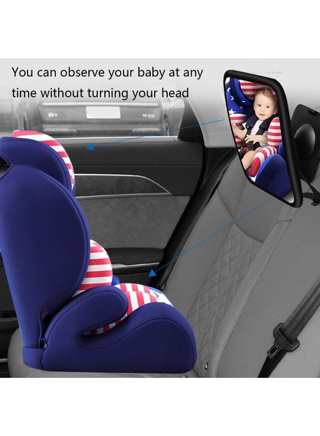 CYDZSW Infant Car Seats Rear View Mirror,Baby Car Mirror for Rear Facing Seat,Newborn Essentials Registry Must Haves Baby Items Accessories - Image 3
