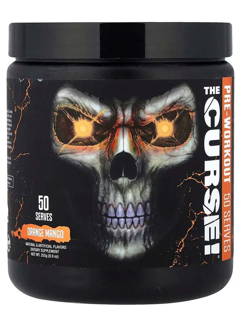 JNX Sports The Curse Pre-Strike, Orange Mango Flavor, 8.8 oz (250 g) - Image 1
