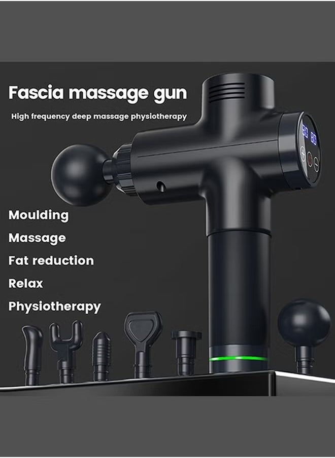 JWSISSIE Deep Tissue Portable Massage Gun 7 Massage Heads Set With Bag  - Image 5
