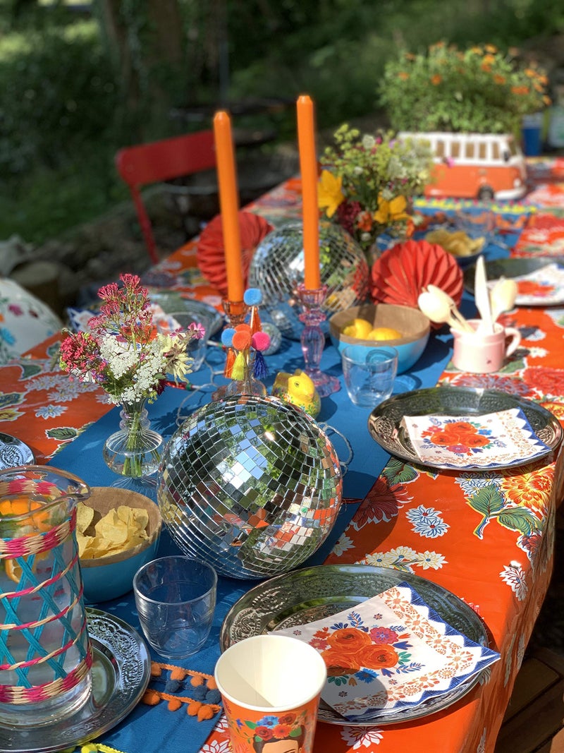 Talking Tables Boho-CNAPKIN Frida Kahlo Napkins | 20 Pack, Paper, Pink - Image 4