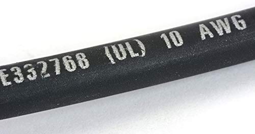 TEMCo Industrial TEMCo 10 AWG/Gauge Solar Cable - Made in The USA 100 Feet Black (Variety of Lengths Available) - Image 3