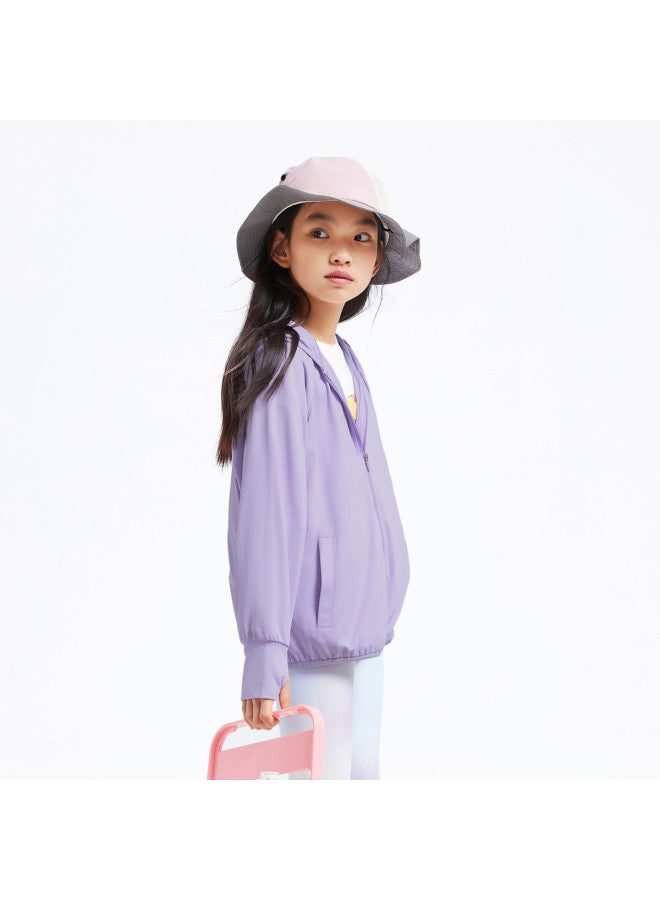 Annil kids' Summer Breathable Stretch Sunscreen Jacket Lightweight Air-conditioning Outerwear - Image 5