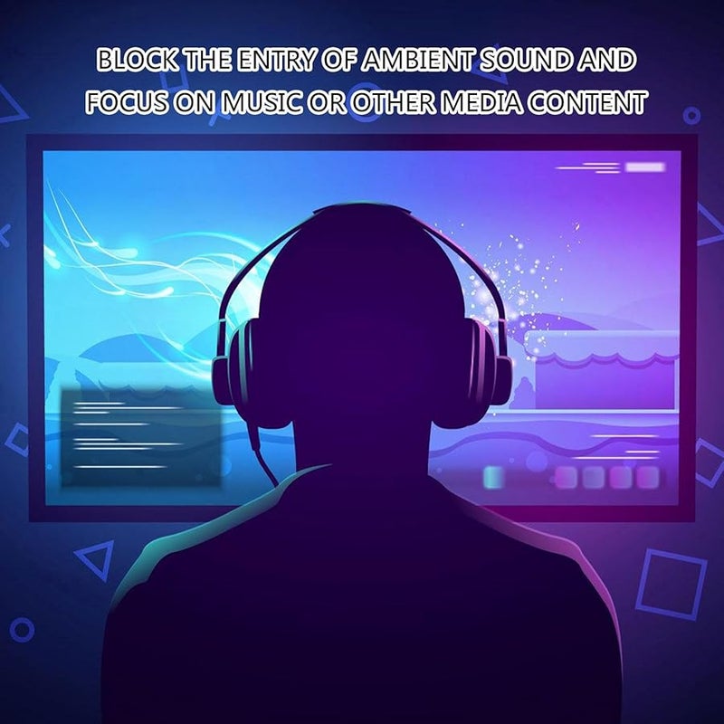 Black Soft Silicone Ear Cushion Covers for Headphones Protection Against Dirt and Oil - Image 5