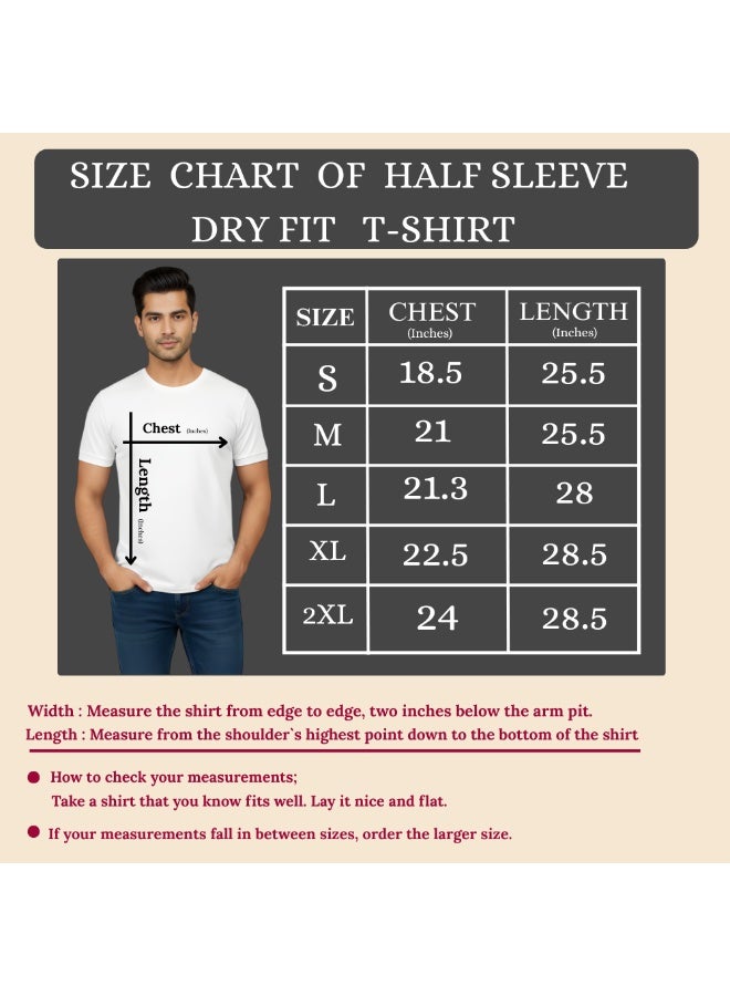 Punjab Cricket Fans Adult Round Neck Tshirt For Men - Image 2
