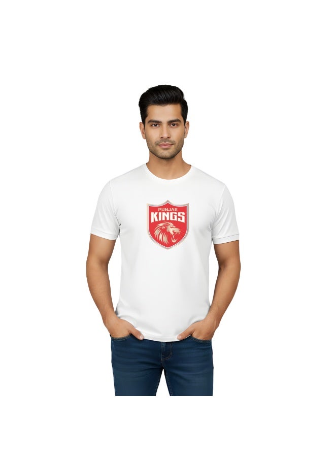 Punjab Cricket Fans Adult Round Neck Tshirt For Men - Image 1