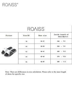 roaiss Non Slip Slippers for Lovers in Summer Thick Soled Wearable Fashionable External Sandals High Elastic Soft Bathroom Slippers  - Image 2