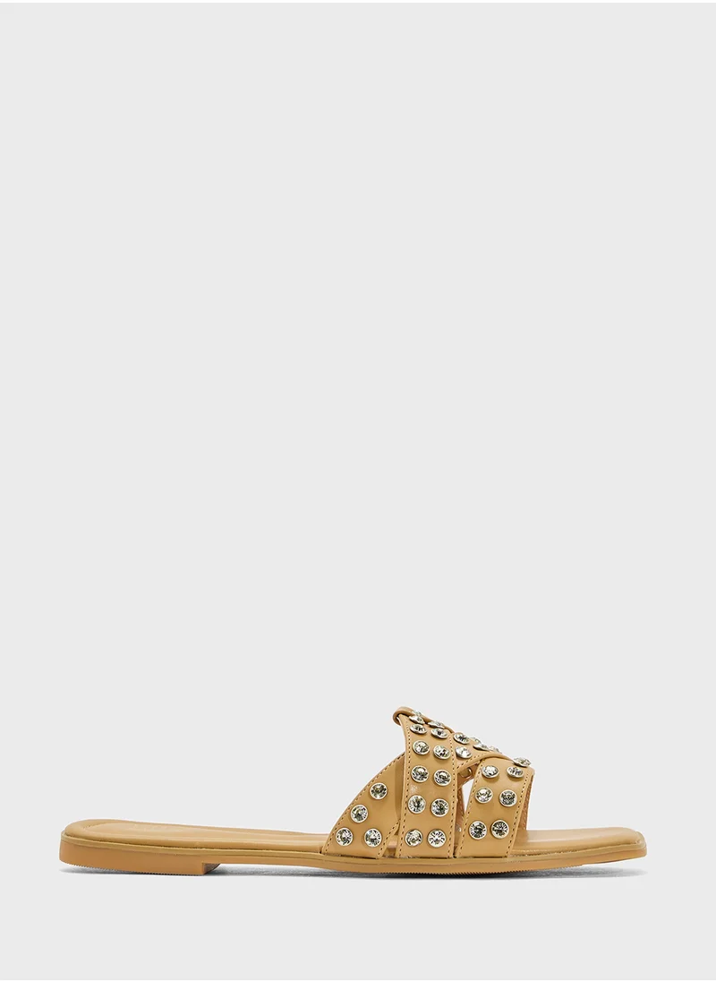 ايلا Studded Flat Sandal