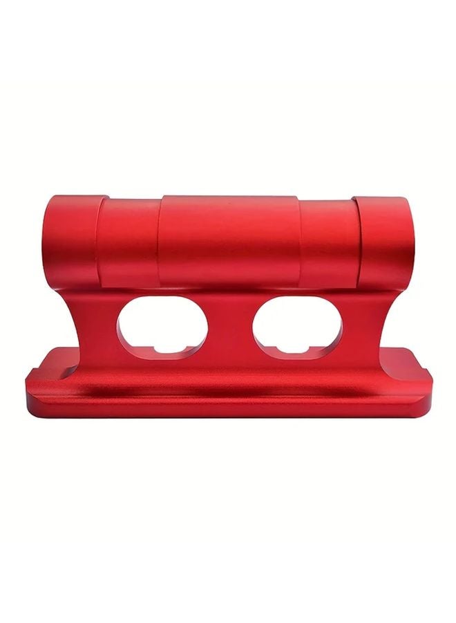 حامل الشوكة الأمامية للإطلاق السريع للدراجة الهوائية الحمراء مع محور مرور وحامل 4 محولات حامل دراجة ثقيل - Image 5