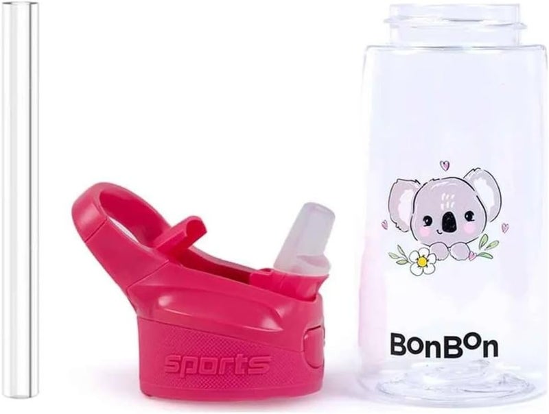 BonBon Elite Tritan Kids Water Bottle 450ml - Lovable Koala - Image 3