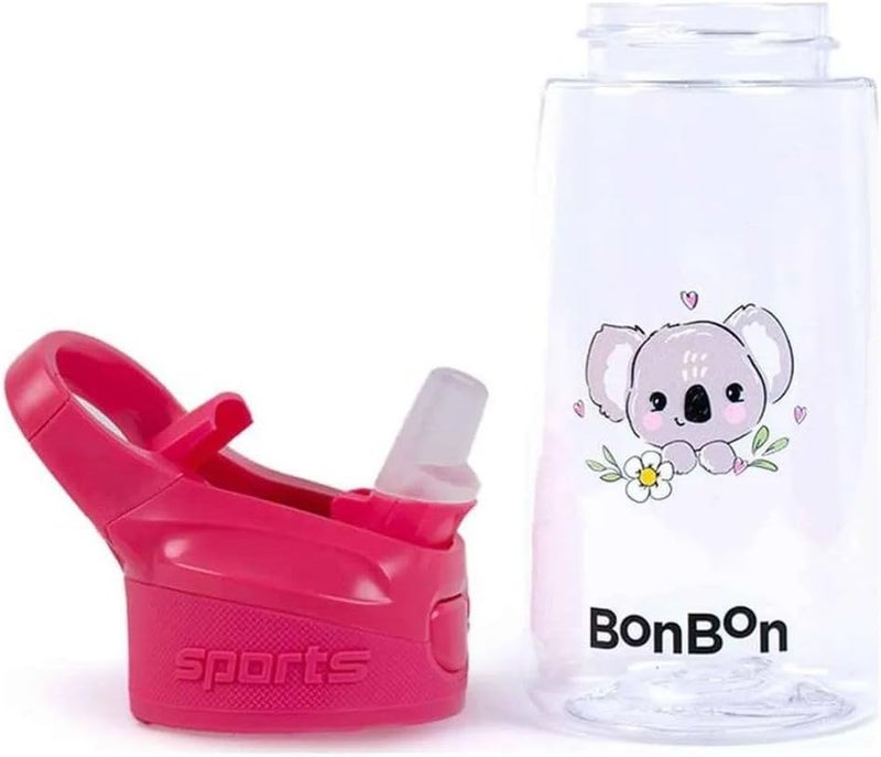 BonBon Elite Tritan Kids Water Bottle 450ml - Lovable Koala - Image 2