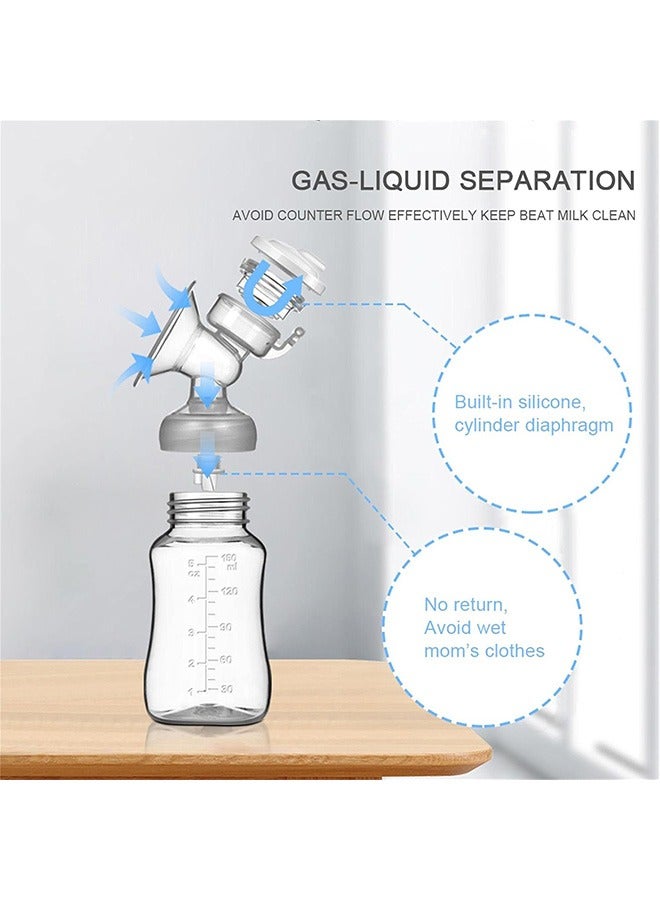 MISS BABY Electric Breast Pump, 2 Modes 4 Gears Milk Saver, with USB Charging Cord (White) - Image 3