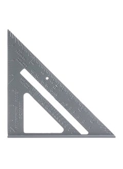 Generic Triangle Ruler Protractor Grey 20centimeter  - Image 1