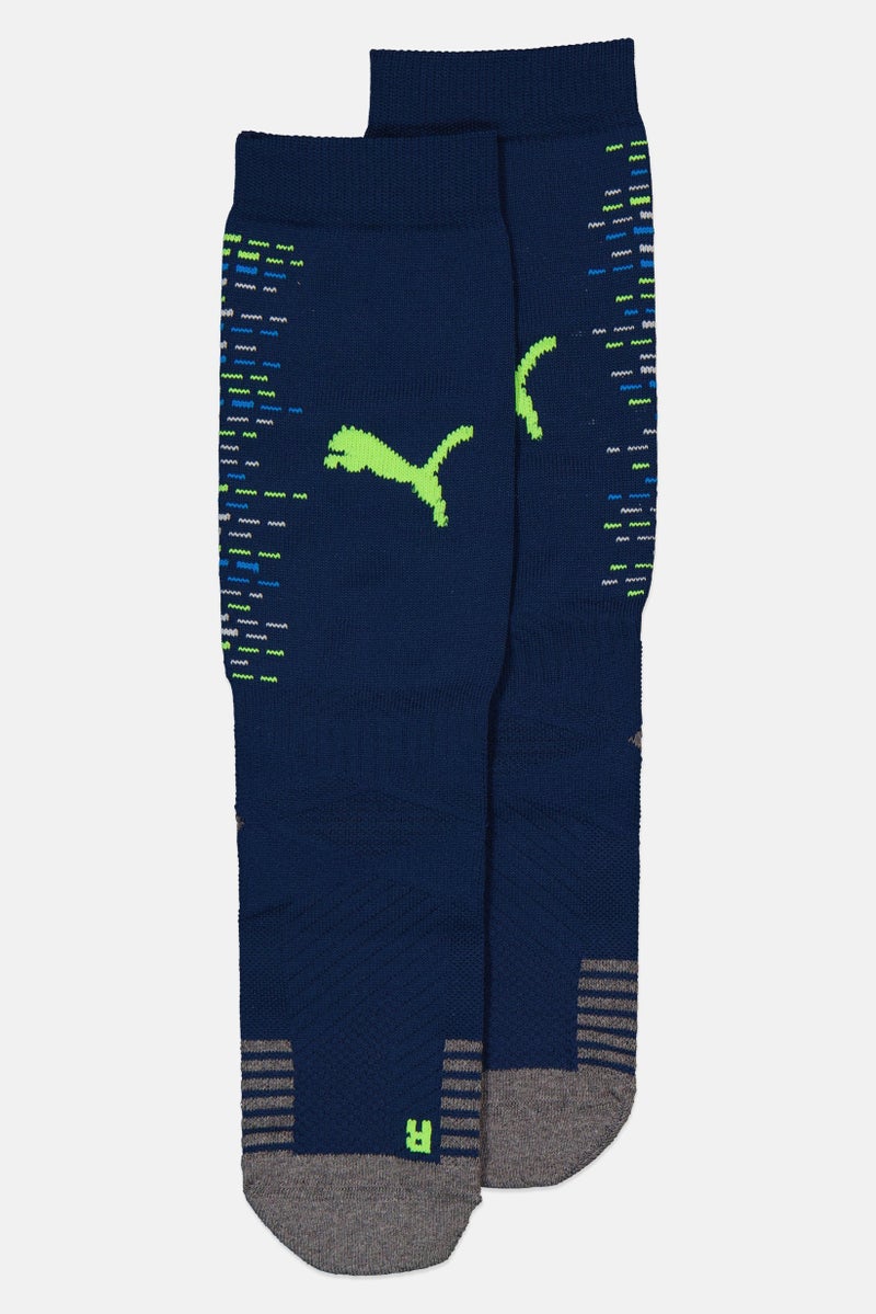 PUMA Men 1 Pair Brand Logo Football Socks, Navy - Image 1