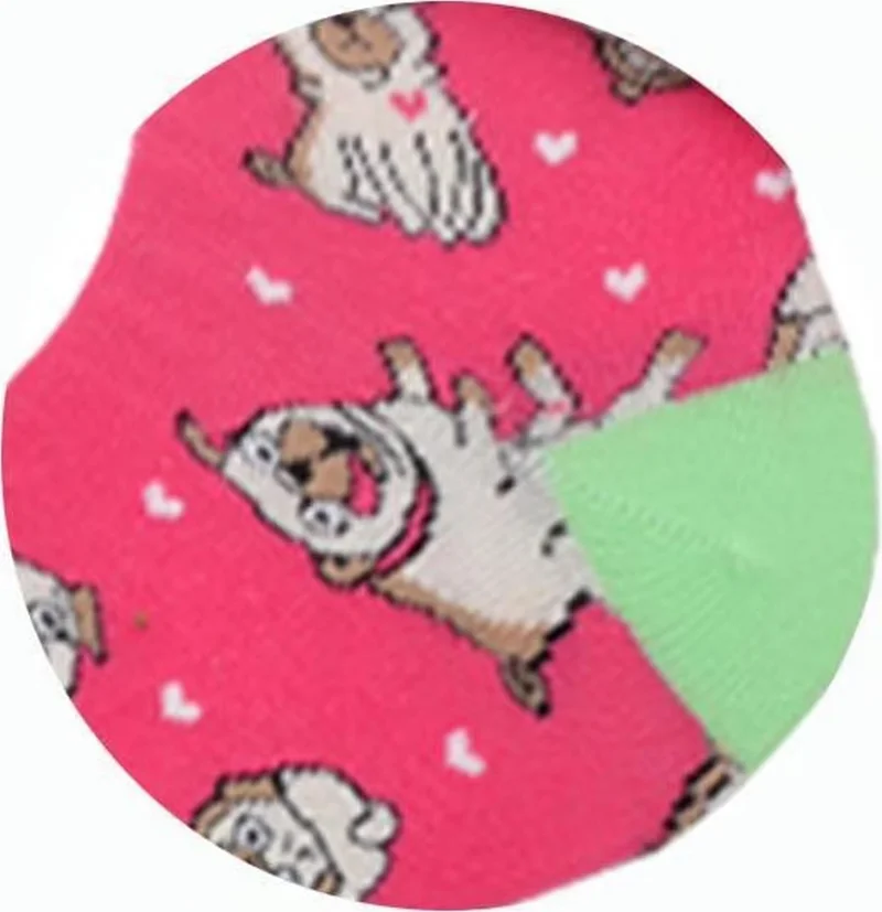 Dode Flora Bulldog Dog Patterned Socks Men's Long Socks Clb