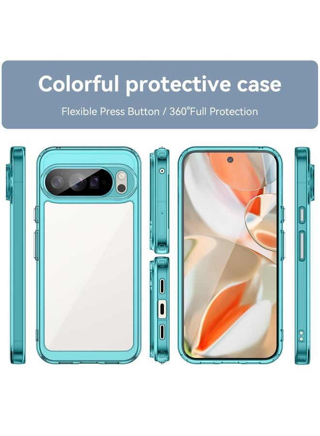 زبون جراب لهاتف Google Pixel 10 Pro XL، جراب هاتف هجين من مادة TPU من الأكريليك بسلسلة ملونة - Image 2