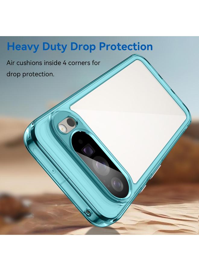 زبون جراب لهاتف Google Pixel 10 Pro XL، جراب هاتف هجين من مادة TPU من الأكريليك بسلسلة ملونة - Image 3