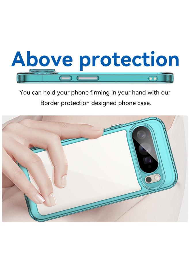 زبون جراب لهاتف Google Pixel 10 Pro XL، جراب هاتف هجين من مادة TPU من الأكريليك بسلسلة ملونة - Image 4