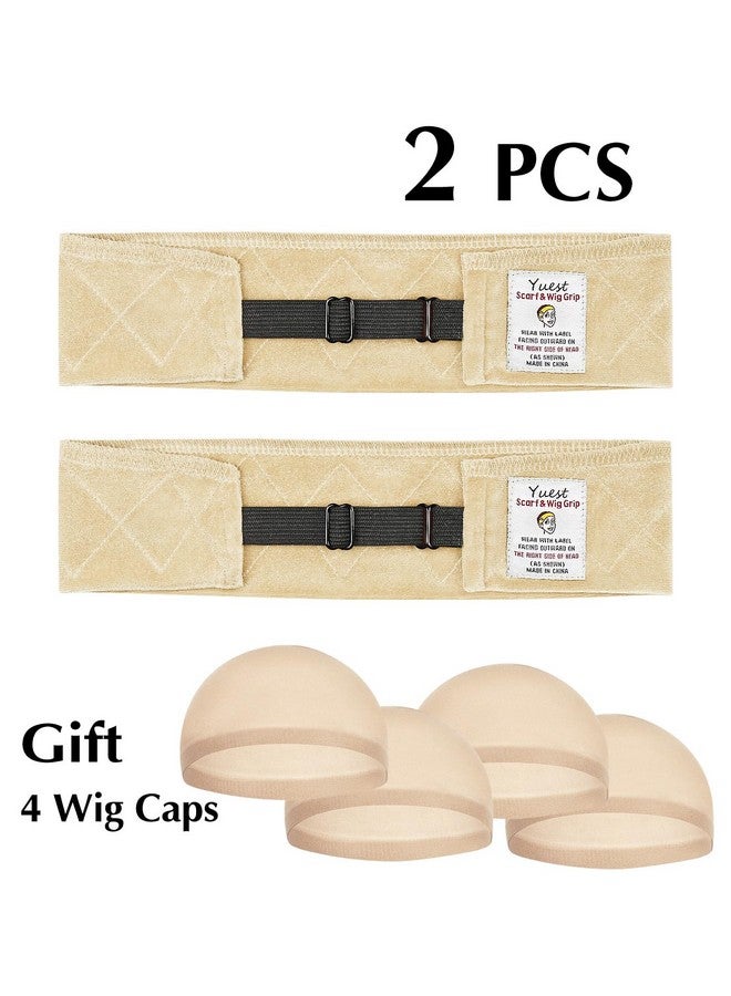 Yuest Wig Grip Band for Lace Front Wig Grip Bands for Keeping Wigs in Place Secured Non Slip Grip Headband Wig Cap with Grip Band - Image 2