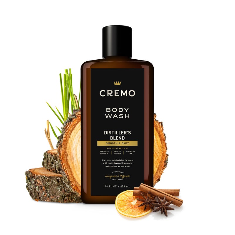 Cremo Body Wash Men, An Elevated Blend with Notes of Kentucky Bourbon, Smoked Vetiver and American Oak, 16 Fl Oz - Image 4