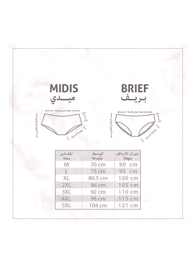 سكول مجموعة من 3 قطع سفلية مطبوعة - للنساء - Image 2