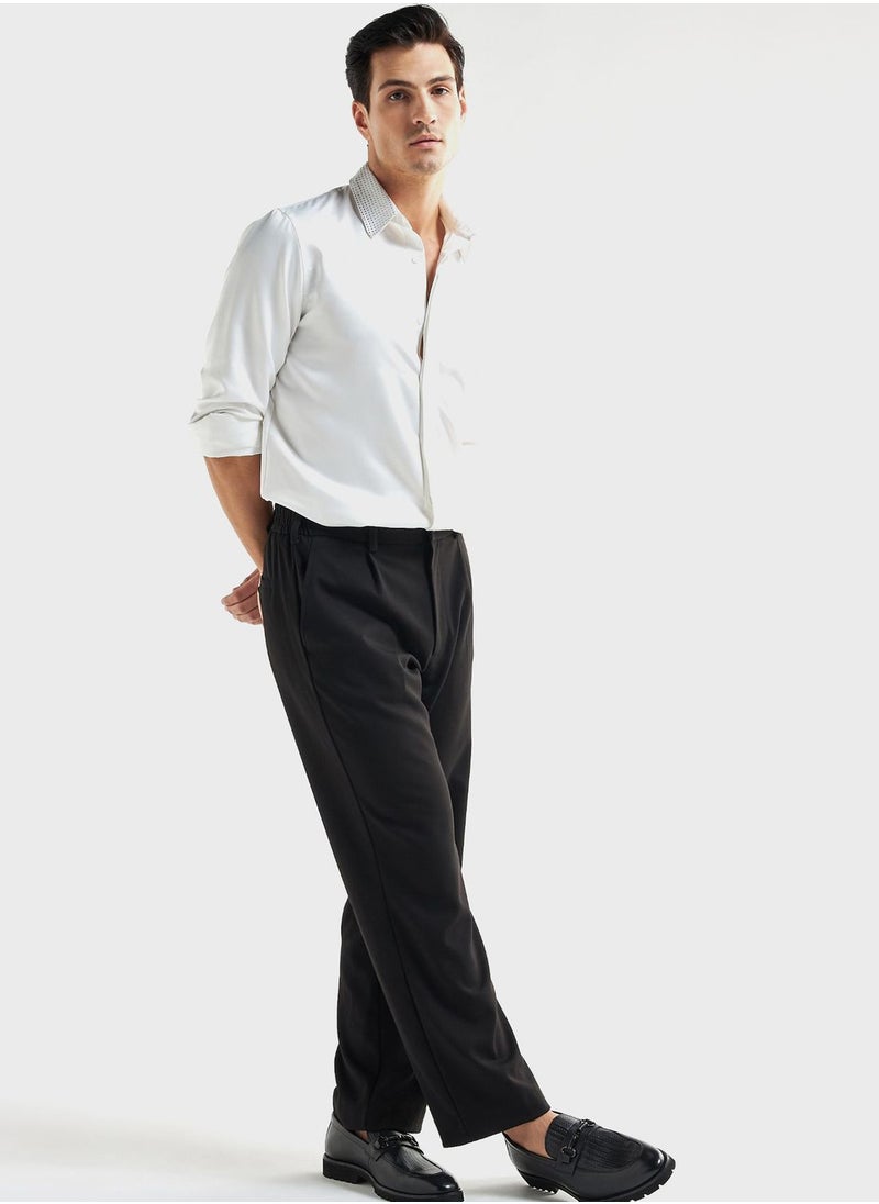 FAV Embroidered Regular Fit Shirt  - Image 4