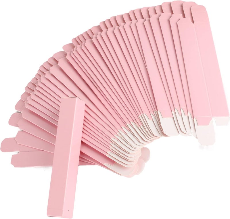 COSIDEA 50 pcs Pink Kraft paper box 22  22  137 paper packing box for lip gloss mascara