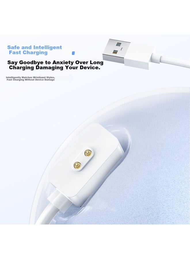 Canghua Charging Cable For Xiaomi Mi Band 10/10 Nfc/10 Ceramic Edition/9/9 Pro/8/8 Pro Magnetic Charger With Small Square Head For Redmi Watch 6/5 And Mi Band 3/2 Dock - Image 4