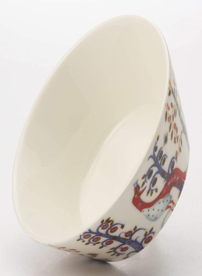 iittala Taika White/Blue 10 oz Bowl - Image 3