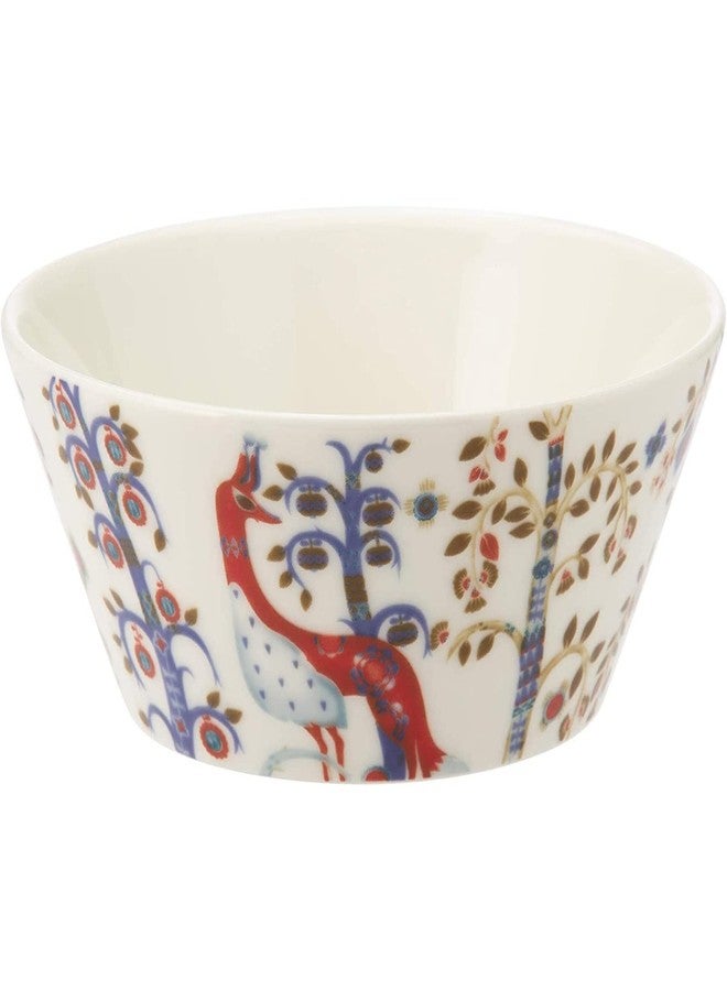 iittala Taika White/Blue 10 oz Bowl - Image 1