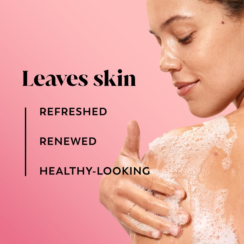 Olay غسول الجسم أولاي للنساء، إشراقة منعشة، منعش ومتجدد، مصنوع من منظفات نباتية، مركب نباتي B3، لجميع أنواع البشرة، رائحة الكرز الأسود والفانيليا، 22 أونصة سائلة - Image 2