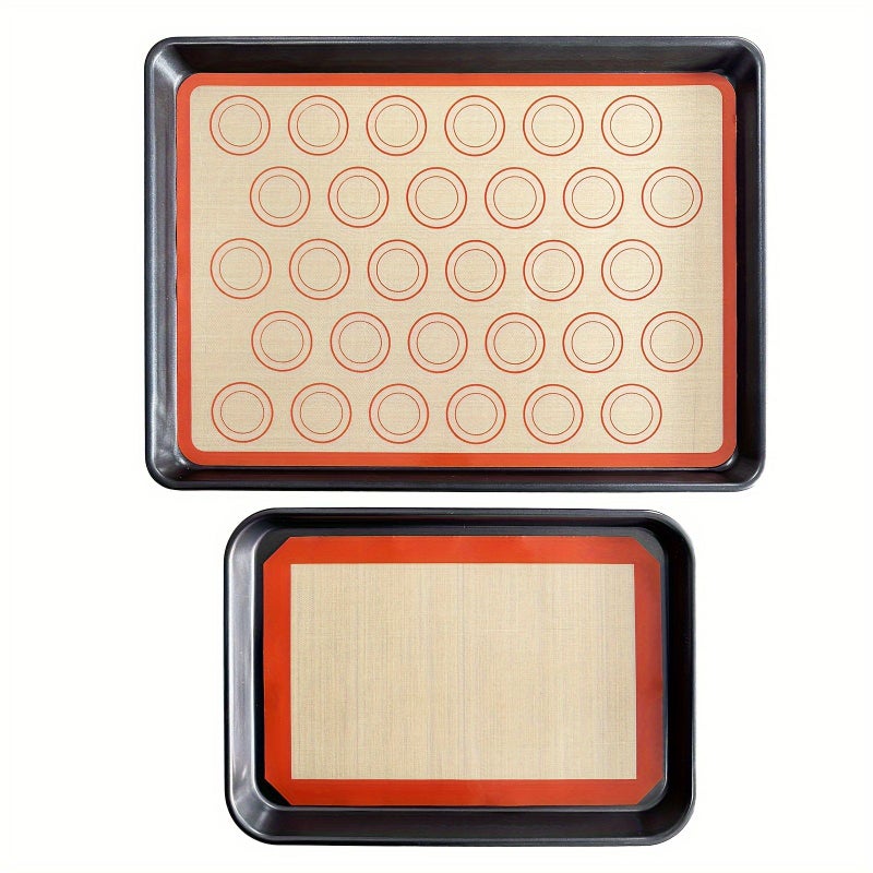 Silicone Baking Mat Non Stick Heat Resistant Reusable For Oven Macaron Bread Pastry 15.75x11.81inch - Image 5