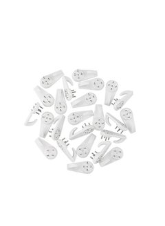ORiTi ORiTi Non Trace Wall Hooks, Non Trace Picture Hook Non-Trace Nail Plastic Invisible Traceless Hardwall Hanging Hook for Picture Photo Frame Hangers (Pack of 24)  - Image 4