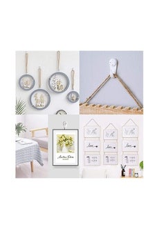 ORiTi ORiTi Non Trace Wall Hooks, Non Trace Picture Hook Non-Trace Nail Plastic Invisible Traceless Hardwall Hanging Hook for Picture Photo Frame Hangers (Pack of 24)  - Image 2