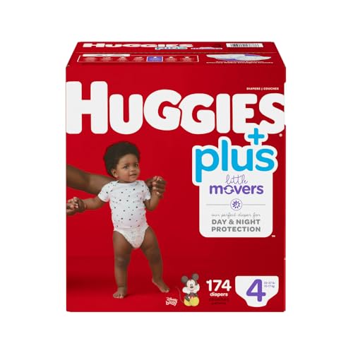 Huggies Plus Diapers Size 4 174 Count